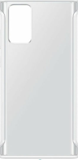 Samsung Clear Protective Cover Umschlag Rückseite Silikon Weiß (Galaxy Note 20)