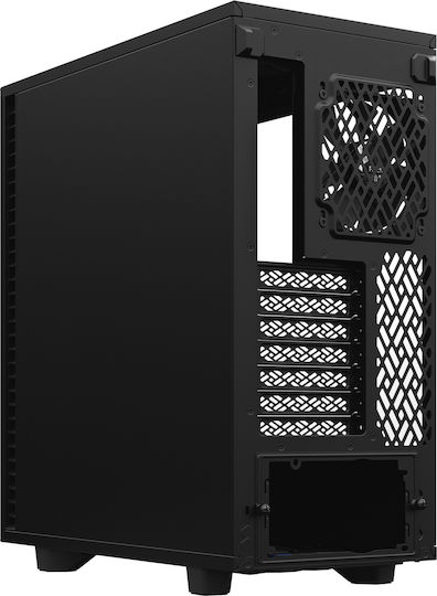Fractal Design Define 7 Compact Light Tempered Glass Gaming Midi Tower Κουτί Υπολογιστή με Πλαϊνό Παράθυρο Μαύρο