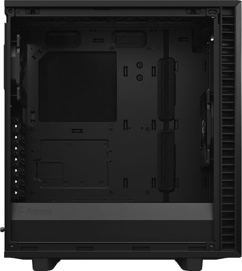 Fractal Design Define 7 Compact Light Tempered Glass Gaming Midi Tower Κουτί Υπολογιστή με Πλαϊνό Παράθυρο Μαύρο