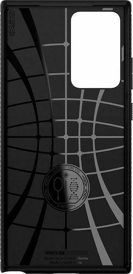 Spigen Rugged Armor Back Cover Σιλικόνης 2mm Μαύρο (Galaxy Note 20 Ultra)