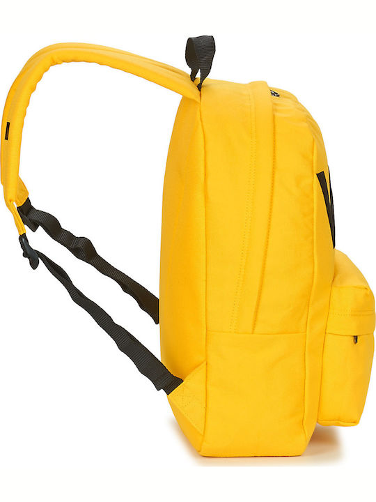 Vans Old Skool III School Backpack Junior High-High School Yellow with Water Bottle Holder 22L
