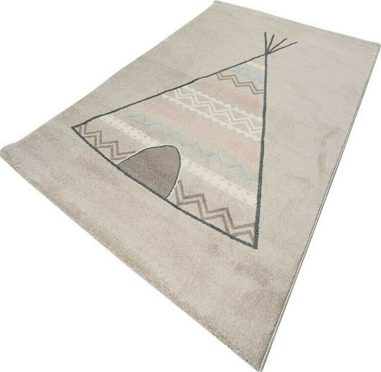 Polcarpet Kids Synthetic Rug Star 4336 160x230cm Beige Multy