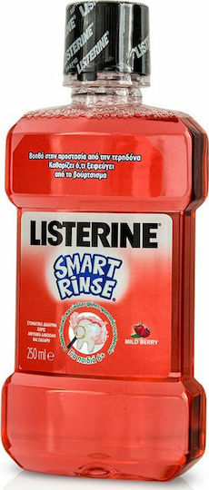 Listerine Smart Rinse Berries 100 ppm Χωρίς Αλκοόλ 250ml