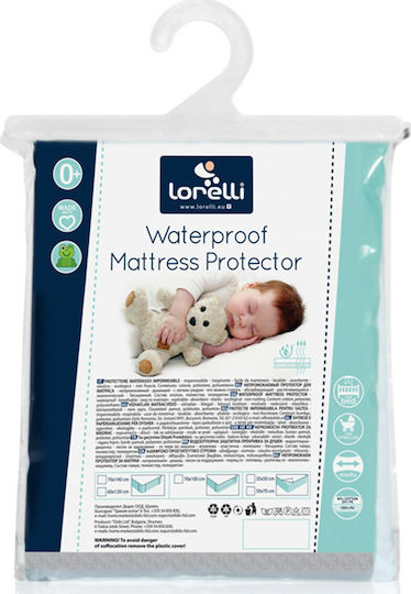 Lorelli Fitted Waterproof Bed Mattress Protector Terry Towel 90x200cm
