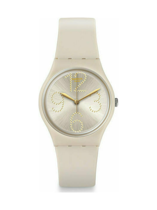 Swatch Rubber Strap Beige 17mm