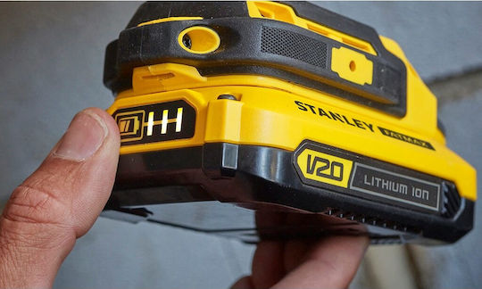 Stanley Fatmax Κρουστικό Δραπανοκατσάβιδο Μπαταρίας 18V 2x1.5Ah