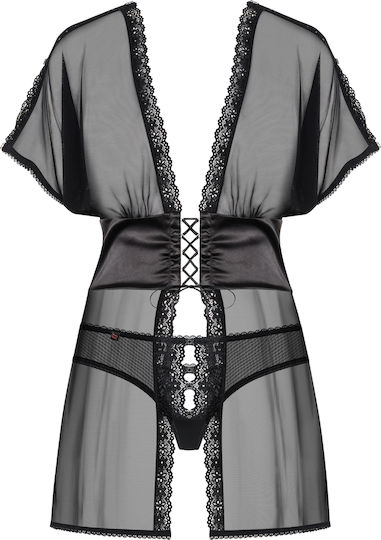 Obsessive Sexy Set mit Robe Black