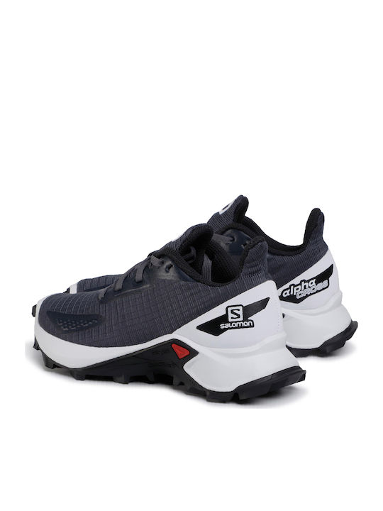 Alphacross Blast Αθλητικά Παιδικά Παπούτσια Running με Κορδόνια Γκρι