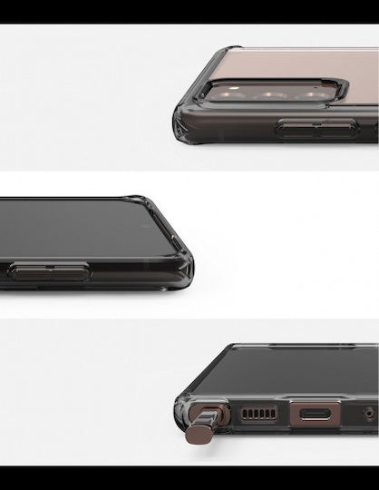 Ringke Fusion Back Cover Plastic 1.2mm with Strap Black (Galaxy Note 20)