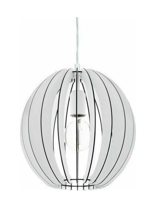 Eglo Cossano Pendant Light Single-Light for Socket E27 White