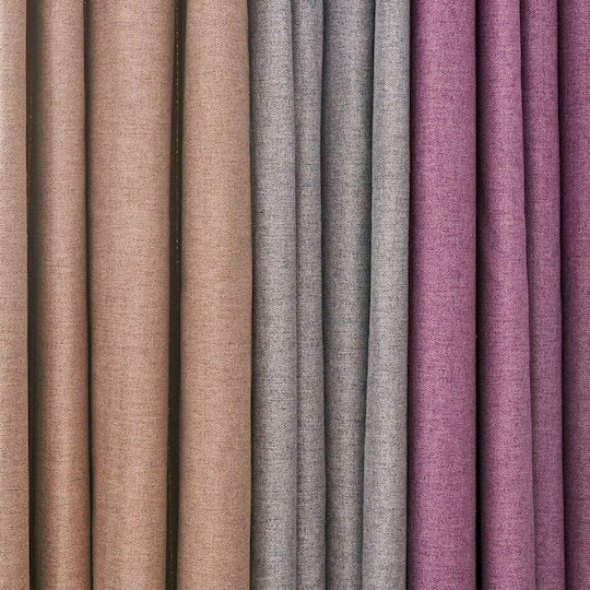 Palamaiki Curtain with Grommet Cindy Brown 140x260cm
