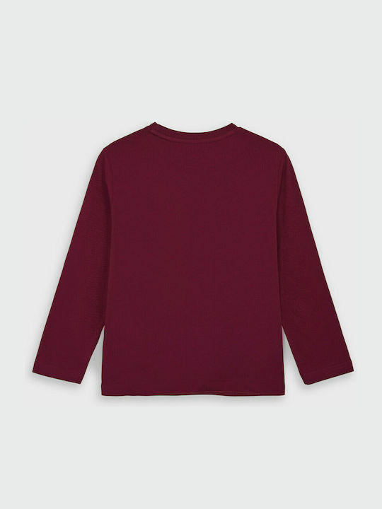 Mayoral Children's Blouse Long Sleeve Burgundy