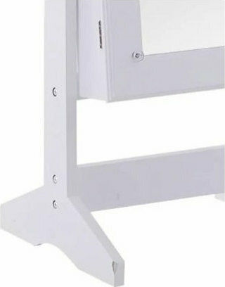 HomCom Καθρέπτης με Λευκό Ξύλινο Πλαίσιο 146x40cm