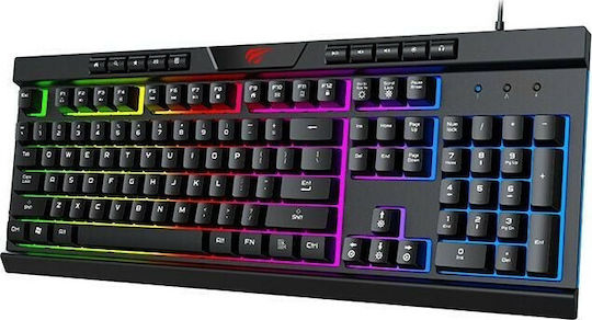 Havit KB500L Gaming Πληκτρολόγιο με RGB φωτισμό (Αγγλικό US)