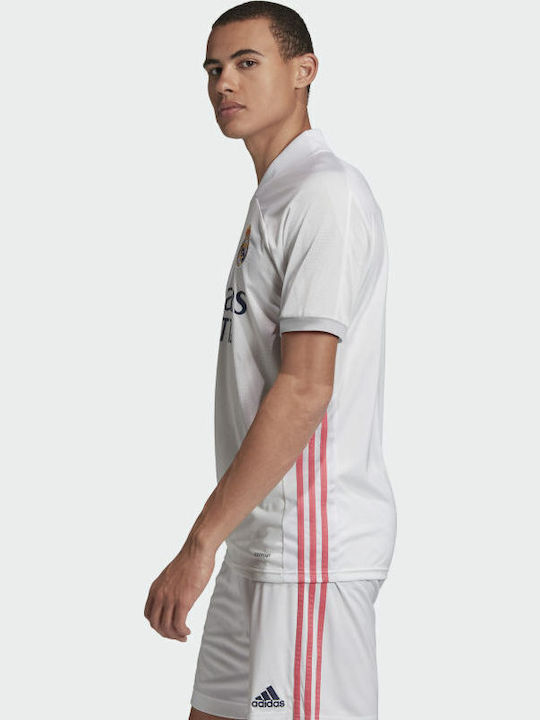 Real Madrid 20/21 Home Tricou Echipament Sportiv de Fotbal Bărbătesc