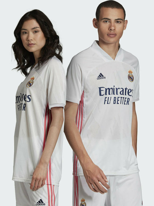Real Madrid 20/21 Home Tricou Echipament Sportiv de Fotbal Bărbătesc