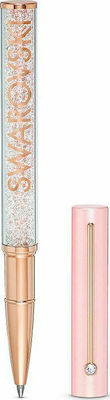 Swarovski Crystalline Gloss Pen Ballpoint with Blue Ink Pink, Rose-Gold