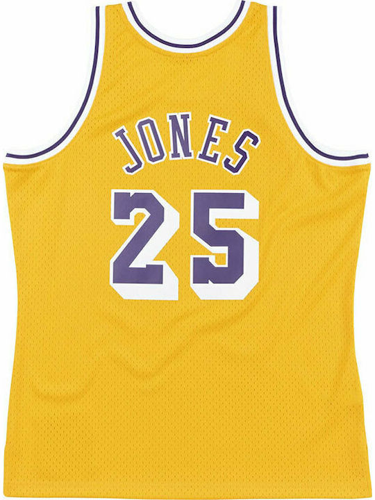 Mitchell & Ness Lakers Jones 25 Ανδρική Φανέλα Μπάσκετ