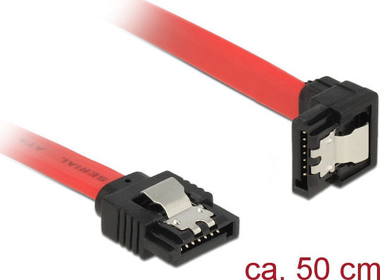 DeLock 7-Pin SATA III - 7-Pin SATA III Kabel 50cm Rot (83979)