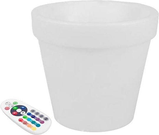 V-TAC V-TAC Flower Pot White 35.5x35.5x32.5cm