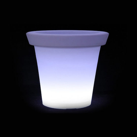 V-TAC V-TAC Flower Pot White 35.5x35.5x32.5cm
