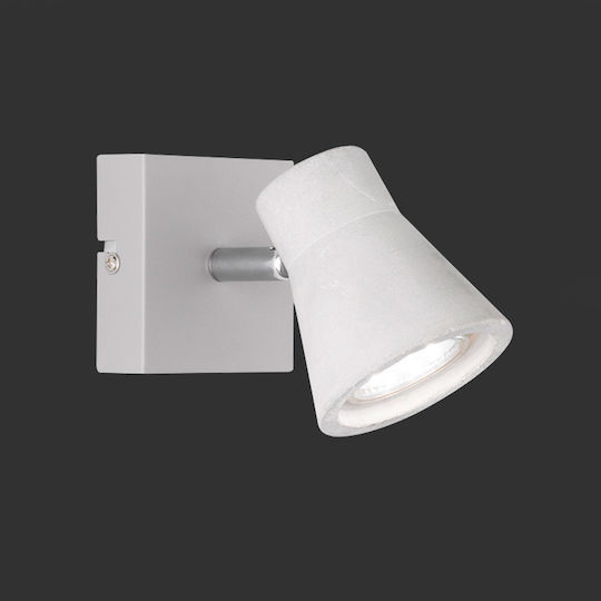 Trio Lighting Antony Единично Спот с Цокъл GU10 в Сребрист Цвят