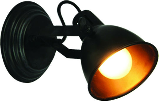 Home Lighting Einzel Spot mit Fassung E14 in Schwarz Farbe Home Lighting Einzel Spot mit Fassung E14 in Schwarz Farbe