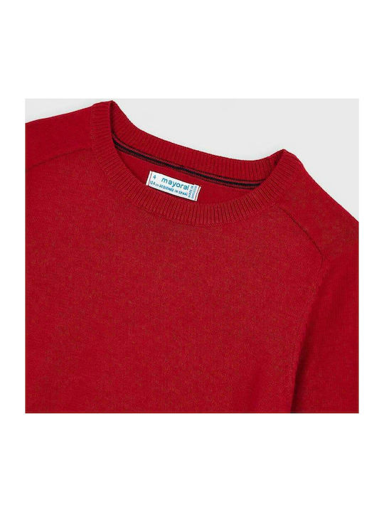 Mayoral Kids' Sweater Long Sleeve Red