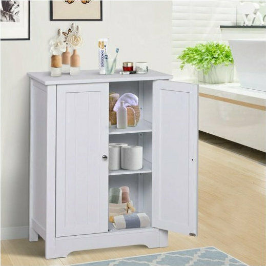 Kleankin 834-183 Ντουλάπι Μπάνιου 60x30x80cm Λευκό