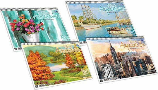 Skag Watercolour Pad 220gr No3 25x35cm 12 Sheets (Μiscellaneous Designs)