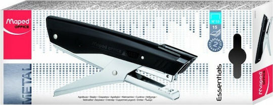 Maped Essentials Metal No10 Συρραπτικό Χειρός Μαύρο