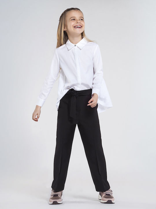 Mayoral Girls Fabric Trouser Black