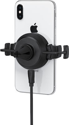 Mophie Mobile Phone Holder Car with Adjustable Hooks and Wireless Charging Black