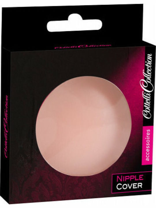 Cottelli Collection Silicone Nipple Cover Capace de sfârcuri Bej 07005760000