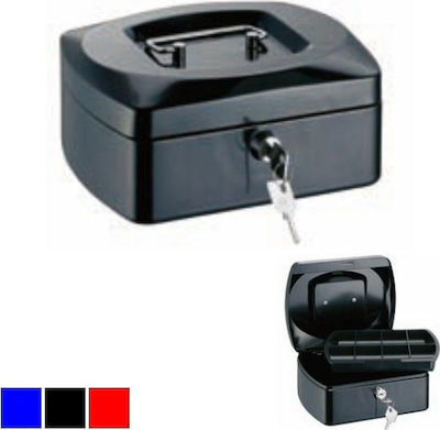 Alco Cash Box with Lock Black 8410-BK