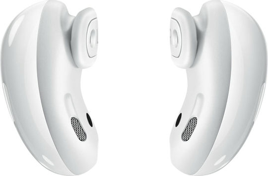 Samsung Galaxy Buds Live Bluetooth Handsfree Ακουστικά με Αντοχή στον Ιδρώτα και Θήκη Φόρτισης Mystic White