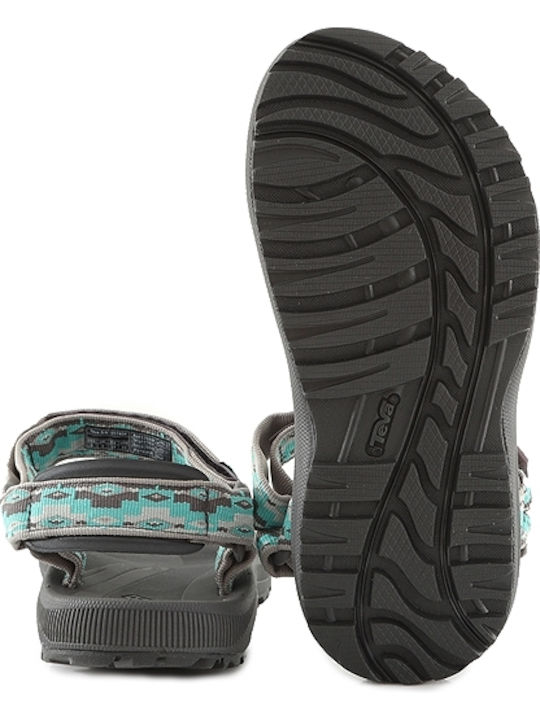 Winsted Women's Flat Sandals Sporty in Turquoise Color