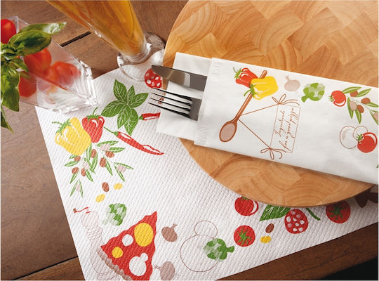Fato Luxury Utensil Case 2-Ply Multicolour 38x38cm 1000pcs