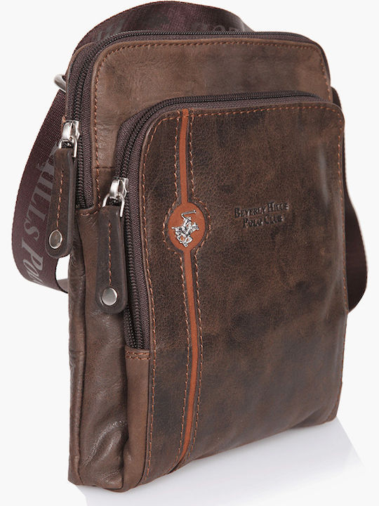 Leather Men's Bag Shoulder / Crossbody Brown