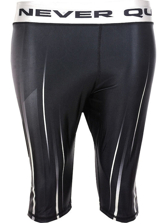 Glow Never Quit Vol 4 17-2004-04 Training Women's Bike Leggings Shiny & High Waist Gray