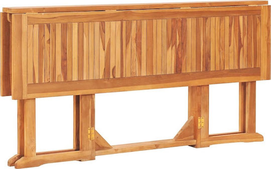 Wooden Masa pentru spații exterioare Pliabil 150x90x75buc
