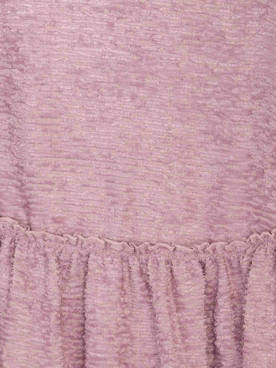 Kinderkleid Langärmelig Lila