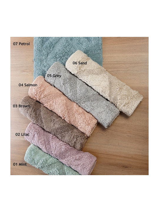 Sunshine Πατάκι Μπάνιου Βαμβακερό 101-6-beige Sand 50x80εκ.