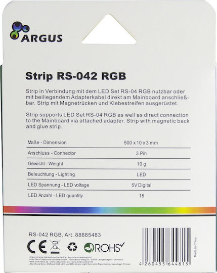 Inter-Tech ARGUS RS-042 RGB Ταινία Φωτισμού LED
