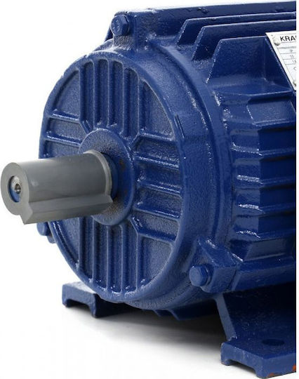 Kraft & Dele Three-Phase Electric motor 2hp Maximum Revolutions 2840rpm with Keyway 380V
