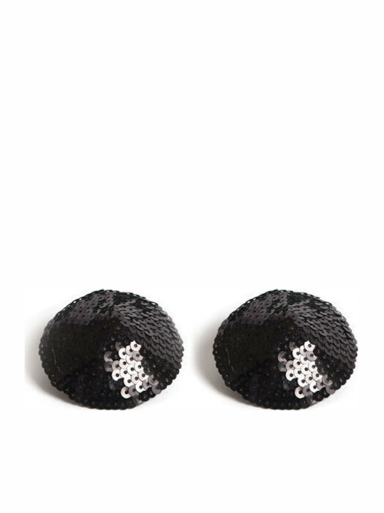 Bijoux Indiscrets Burlesque Sequin Pasties Nipple Covers Μαύρα