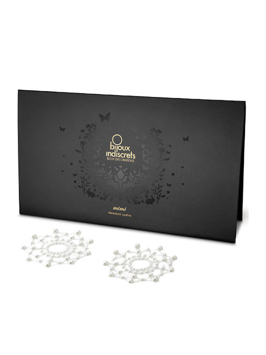 Bijoux Indiscrets Mimi Nipple Covers White Pearl