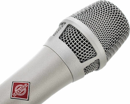 Neumann KMS-104-PLUS Condenser Microphone XLR Handmade for Vocals in Silver Color