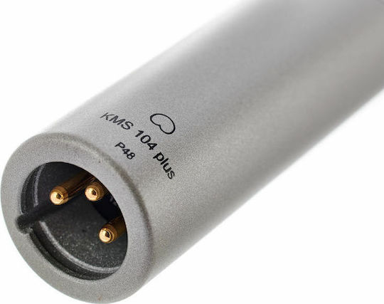 Neumann KMS-104-PLUS Condenser Microphone XLR Handmade for Vocals in Silver Color