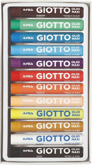 Giotto Ладопастели Olio Maxi 12цветове 000293000